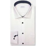 Seidensticker Regular Fit Overhemd wit, Effen