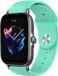 Strap-it Bracelet de montre connectée en silicone - Convient pour Amazfit GTS 3 - Aqua