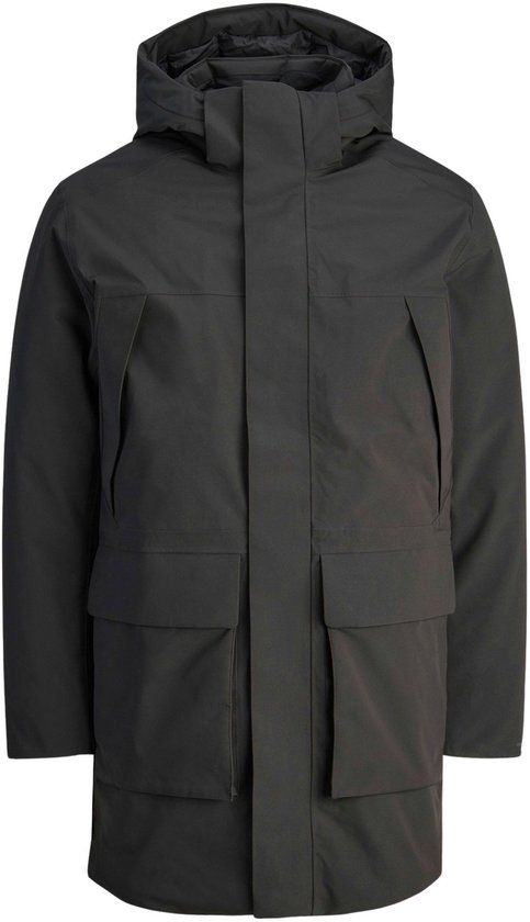 Jack & Jones Moon Parka Winterjas Heren - Zwart - Maat M