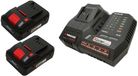 PARKSIDE® 20 V Schnellladegerät / Akku-Ladegerät PLGS 2012 inkl. 2 Akkus (4 Ah)