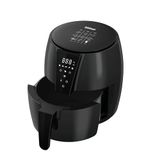 DIGIQUEST Airfry6 Luchtfriteuse, 6 liter, 1500 W, 6 programma's, touchscreen, timer 60 minuten, temperatuur 80-200 °C, gezond en knapperig koken, zonder olie