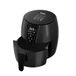DIGIQUEST Airfry6 Luchtfriteuse, 6 liter, 1500 W, 6 programma's, touchscreen, timer 60 minuten, temperatuur 80-200 °C, gezond en knapperig koken, zonder olie