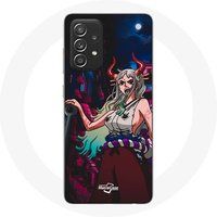 Maniacase Etui voor Samsung Galaxy A52 Yamato One Piece Manga Poster