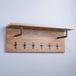 M2 Kollektion Wandkapstok Surat Zwart/Bruin MDF/Metaal