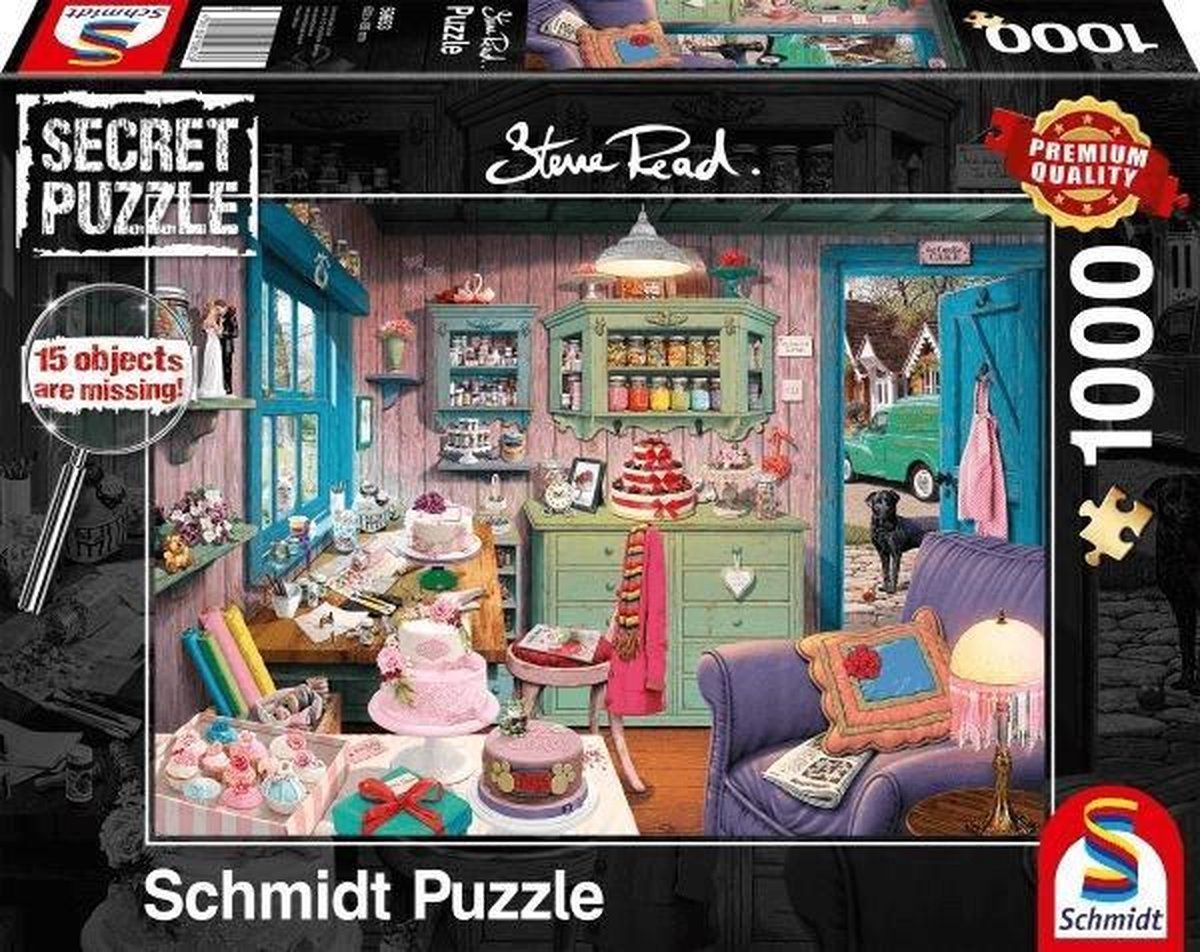 Schmidt Grootmoeders Kamer, 1000 stukjes - Puzzel - 12+ - Multicolor