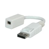 ROLINE DisplayPort - Adapter, DP Male-Mini DP Female, wit