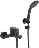 Ideal Standard Cerafine O - Badkraan wandmontage incl. accessoires, zwart BC706XG