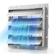 VEVOR Ventilateur d'extraction avec persiennes 413 mm montage mural