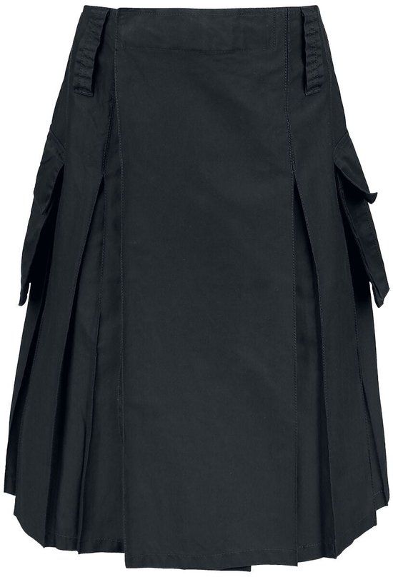 Brandit Kilt Heren Midirok - zwart - 4XL