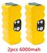 StarTech Accu voor stofzuigrobots - Ni-MH vervangingsaccu - 14,4 V, 6000 mAh - Compatibel met de serie 500–900 - Verkrijgbaar in verschillende kleuren