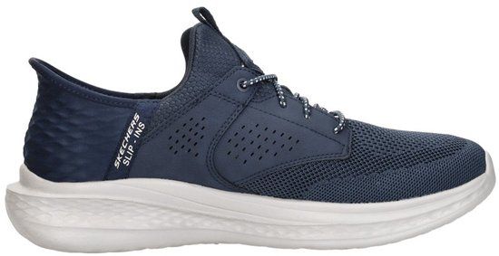 Skechers Slade Caster Lage Sneakers Blauw