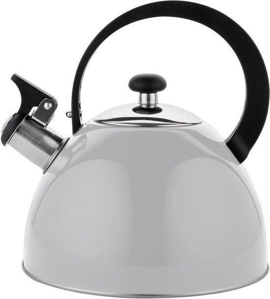 Florina Brillo Fluitketel - 2.5L - Lichtgrijs - Geschikt voor alle warmtebronnen