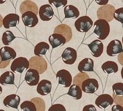 A.S. Création Vliesbehang Bloemen Abstract Bladmotief Meerkleurig Bruin Grijs Beige Zwart Wit 10,05m x 0,53m