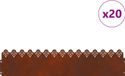 Borders 20 pcs 103 x 0.05 x 22 cm weather-resistant steel