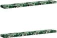 vidaXL - 2-delige Bankkussens VUGHT 100% Polyester Bladpatroon
