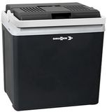 Brunner Polarys Travel 28 – Thermo-elektrische Koelbox 28L – 12V & 230V – Voor 1,5L & 2L Flessen – Lichtgewicht & Draagbaar – Voor Auto, Strand & Camping