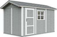 Timbela M914-CAVERN STEEL - Tuinhuis - Zadeldak - Hout - 8,68 m² - 250x412xH252 cm - Donkergrijs