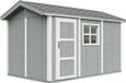 Timbela M914-CAVERN STEEL - Tuinhuis - Zadeldak - Hout - 8,68 m² - 250x412xH252 cm - Donkergrijs