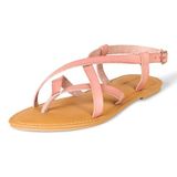 Amazon Essentials Casual damessandaal, Dusty Rose, 42.5 EU Breed