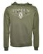 TOP GUN Sweatshirt olijfgroen / pastelgroen