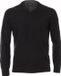 Casa Moda Lange mouw Trui - V-hals Zwart (Maat: XXXL)