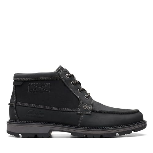 Clarks MaplewalkMocGP Mens Black Combi, 8