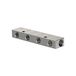 Riegler VT 15503 Verdelerlijst, uitgangen eenzijdig voor, ingang 2 x 1/8, uitgang 3 x M5, aluminium