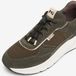 NeroGiardini Colorado T.Zoro Felix Goud T.Glans Platina 6074 P Dames Sneakers Groen Leer Maat 40