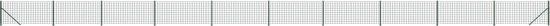 vidaXL Draadgaashek met flens, groen, 1x25 m