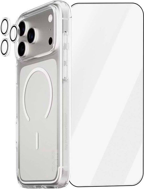PanzerGlass 3-in-1 Beschermingspakket voor Apple iPhone 17 Pro Max