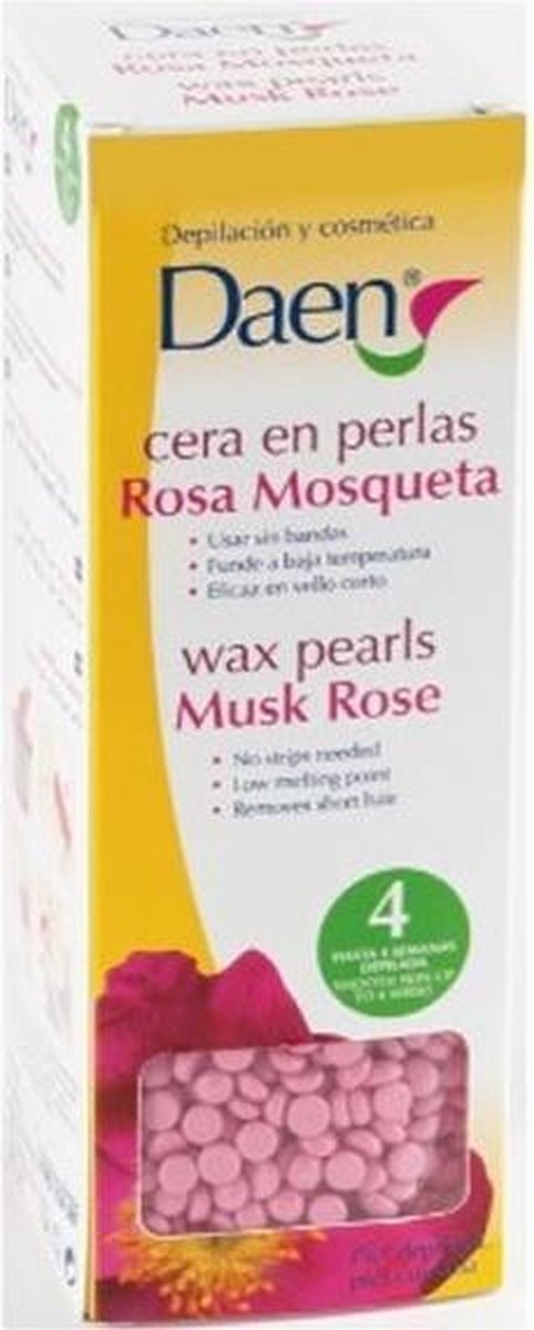 DAEN DEPILATION Wax Pearls Musk Rose 200g