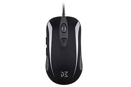 Dream Machines DM1 FPS Onyx Black Gaming Maus - RGB, Zwart, gl, DM1FPS_BlackGlossy