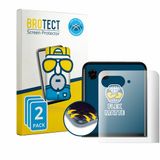BROTECT - Screenprotector voor Motorola Razr 70 Plus (Achterdisplay) - Folie Beschermfolie matte volledig dekking 2 Stuks