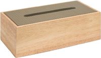 Atmosphera Bonie Tissuedoos/Zakdoekdoos - 27x14x9cm - Groen