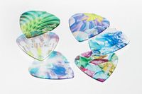 Ibanez PCP16XH-C2 Kaleido Short Teardrop Guitar Pick Extra Heavy 1.2mm (6-Pack)