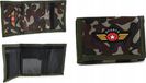 Portefeuille camouflage pour enfants - Portefeuille à fermeture velcro, imprimé camouflage - Portefeuille durable pour garçons