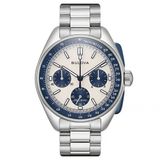 Bulova Lunar Pilot 98K112 Horloge - Staal - Zilverkleurig - Ø 43 mm