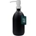 Distributeur noir pompe en acier inoxydable