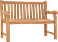 vidaXL Tuinbank 114 cm massief teakhout