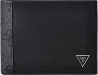 GUESS Sydney Bifold Portemonnee Leer Zwart