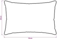 vidaXL Dekbed en Kussen Set 3 st 140 x 220 cm Winter 1200 g/pc Wit