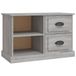 Sonoma Eikenkleur meuble TV 73x35,5x47,5 cm Bois traité Gris