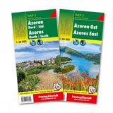 AZORES Freytag-Berndt Azores, Walking map-Set 1:50.000, WKP 3