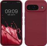 kwmobile telefoonhoesje geschikt voor Google Pixel 9 - Back Cover - TPU - Bordeaux-Violet