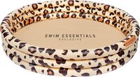 Swim Essentials Rond zwembad 150 cm Panterprint Beige