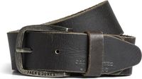 Jack & Jones JacPaul Riem Donkergrijs Leer Zilveren Gesp - 85