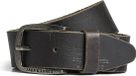 Jack & Jones JacPaul Riem Donkergrijs Leer Zilveren Gesp - 85
