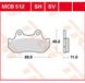 Trw Allround Organic Standard Honda Cb 1100 F Super Bol D´or 83 Remblokken Zwart