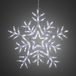Konstsmide 4470-203 Acryl Sneeuwvlok Lichtdecoratie Figuur 90 LED Lampen IP44 5.4W Transparant