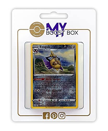 my-booster Exagide (Aegislash) 108/163 Holo Reverse - Myboost X Epée et Bouclier 5 Styles de Combat - Doos met 10 Franse Pokemon kaarten